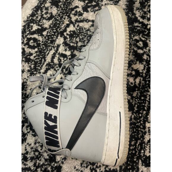 Nike Air Force 1 High NBA Flat Silver Sneakers Men\'s 11.5 main image 9